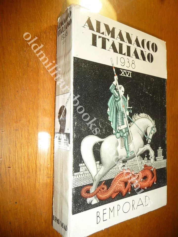 ALMANACCO ITALIANO 1938 BEMPORAD PICCOLA ENCICLOPEDIA POPOLARE