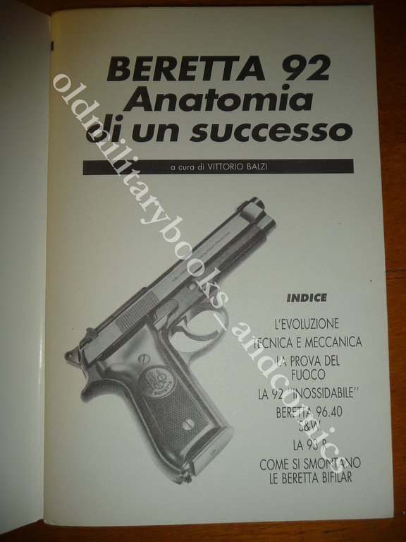 BERETTA 92 ANATOMIA DI UN SUCCESSO VITTORIO BALZI a cura … | Immagine Gallery 4