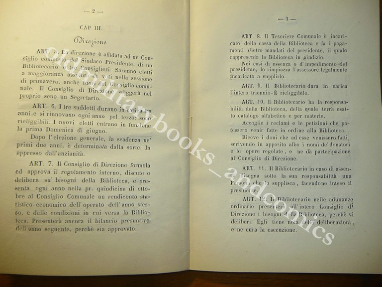 BIBLIOTECA MANCINI STATUTO FONDAZIONE VOTATO CONSIGLIO COMUNALE ARIANO IRPINO