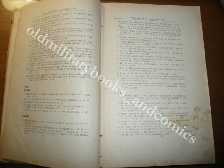 BOLLETTINO CC.RR. 1934 ANNATA COMPLETA DISPOSIZIONI DECRETI CIRCOLARI | Immagine Gallery 8