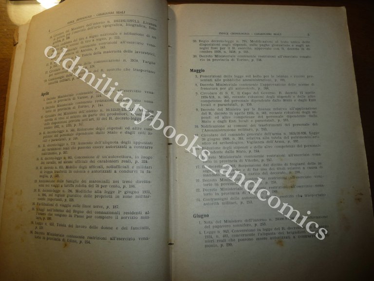 BOLLETTINO CC.RR. 1934 ANNATA COMPLETA DISPOSIZIONI DECRETI CIRCOLARI | Immagine Gallery 3