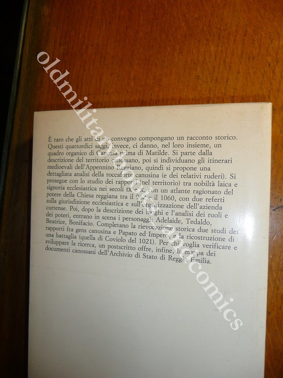 CANOSSA PRIMA DI MATILDE ARMANI CARLO, COSTA MARIA CRISTINA etc. …