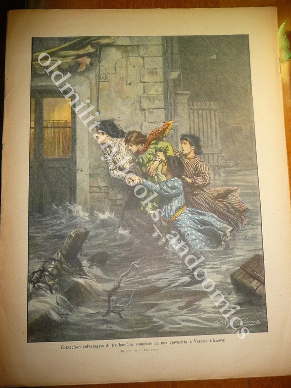 CATASTROFE DIRIGIBILE A MOULINS SALVATAGGIO TRE BAMBINE A VARAZZE GENOVA | Immagine Gallery 1