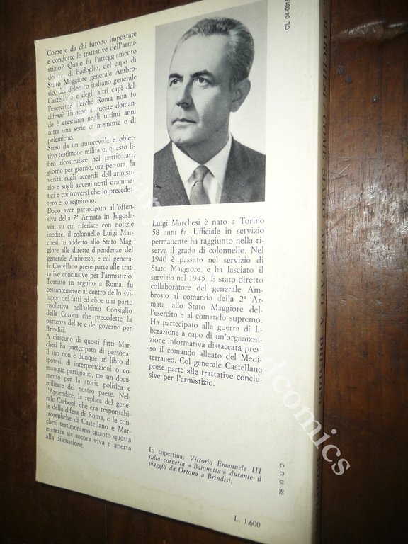 COME SIAMO ARRIVATI A BRINDISI LUIGI MARCHESI