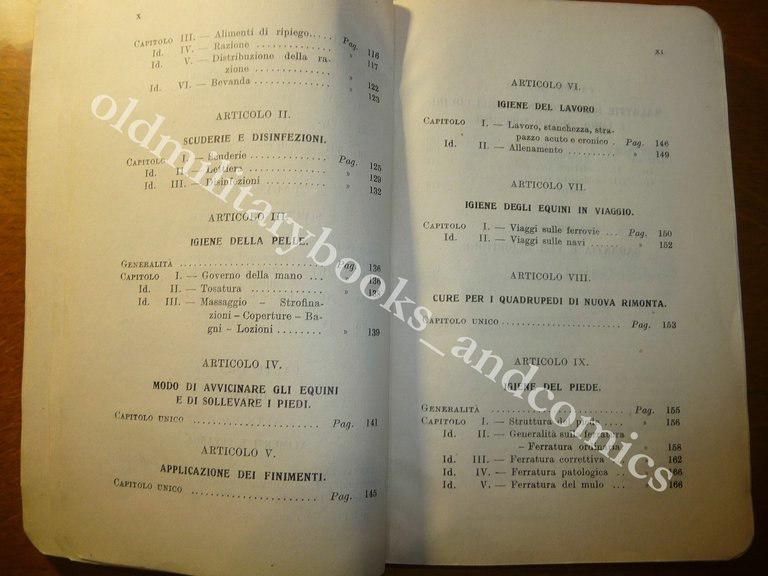COMPENDIO D'IPPOLOGIA 1932 MINISTERO DELLA GUERRA OTTIMO