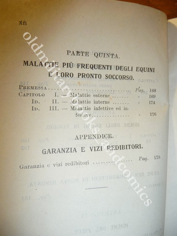 COMPENDIO D'IPPOLOGIA 1932 MINISTERO DELLA GUERRA OTTIMO