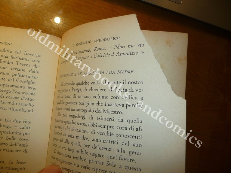 D'ANNUNZIO ANEDDOTICO TOM ANTONGINI | Immagine Gallery 2