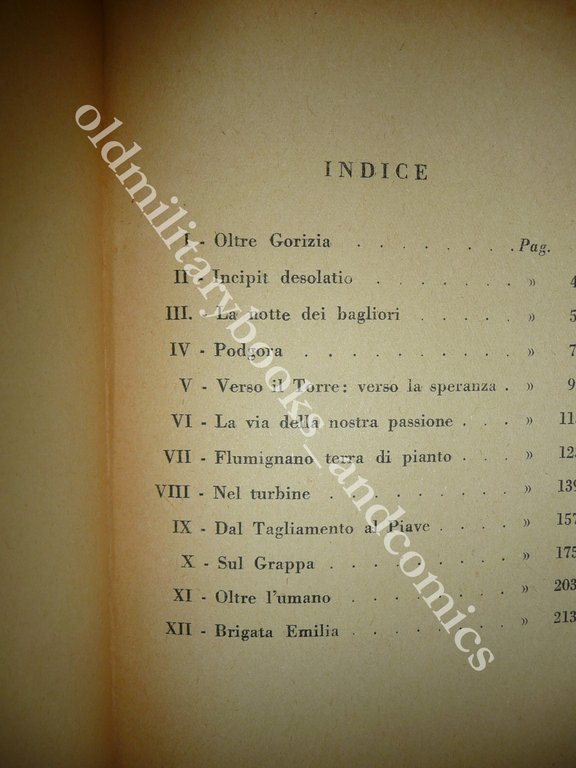 DA GORIZIA AL GRAPPA GIAN FRANCESCO MARINI
