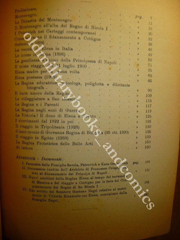 ELENA DI MONTENEGRO REGINA D'ITALIA ALBERTO LUMBROSO
