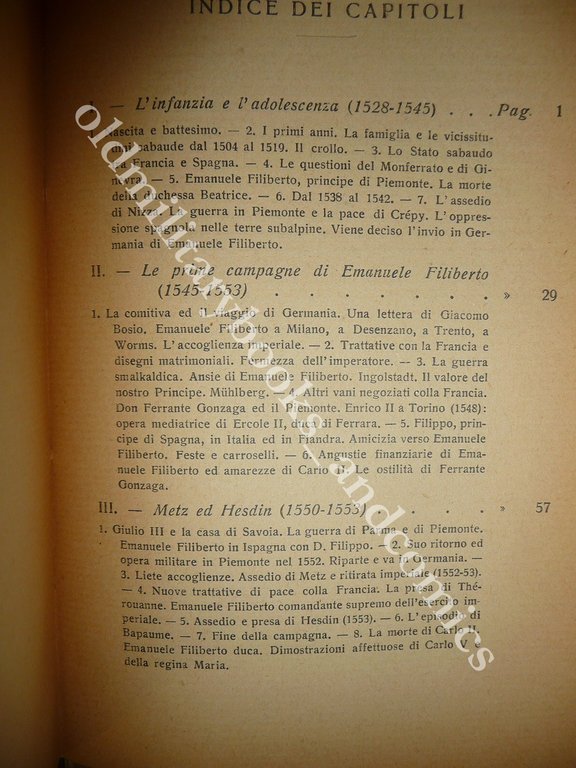 EMANUELE FILIBERTO (1528-1559) (1559-1580) ARTURO SEGRE 2 VOLUMI