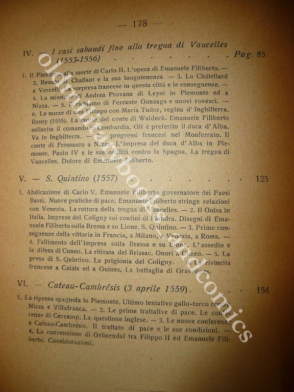 EMANUELE FILIBERTO (1528-1559) (1559-1580) ARTURO SEGRE 2 VOLUMI