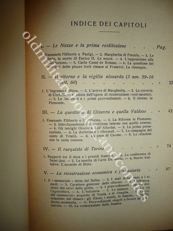 EMANUELE FILIBERTO (1528-1559) (1559-1580) ARTURO SEGRE 2 VOLUMI