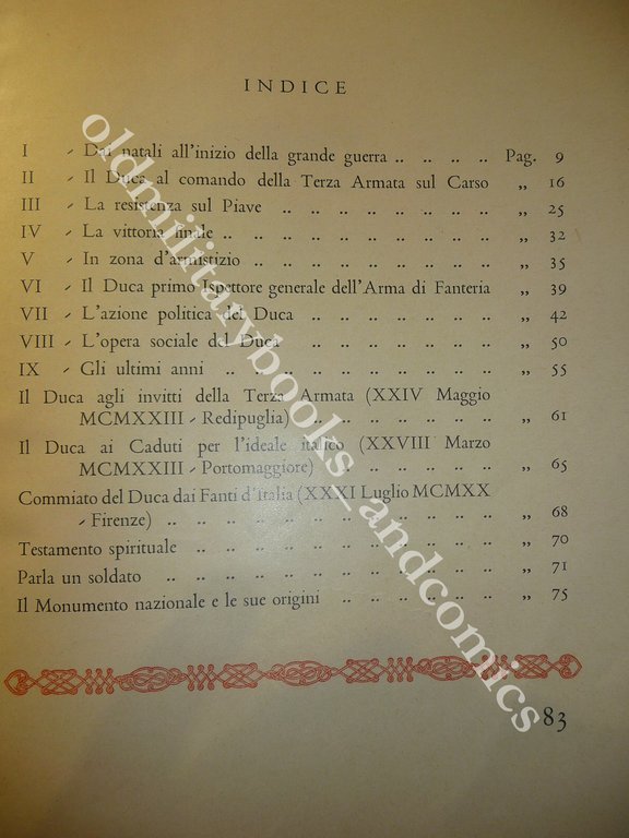 EMANUELE FILIBERTO DI SAVOIA DUCA D'AOSTA AA.VV.
