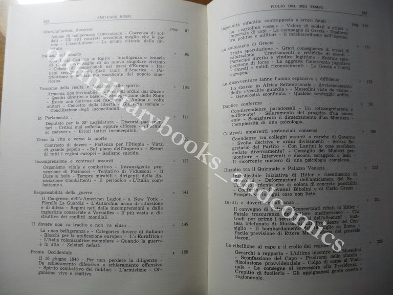 FIGLIO DEL MIO TEMPO FREFASCISMO FASCISMO POSTFASCISMO AMILCARE ROSSI OTTIMO