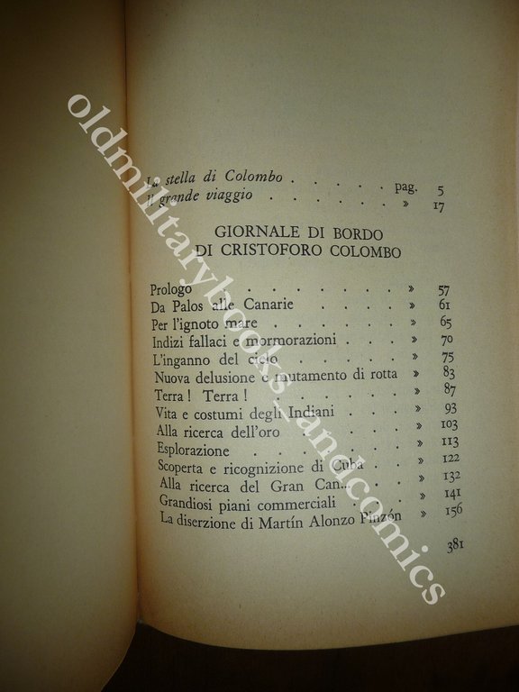 GIORNALE DI BORDO DI CRISTOFORO COLOMBO CADDEO RINALDO