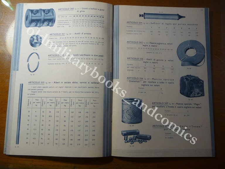 GIUNZIONI PER CINGHIE E ARTICOLI TECNICI INDUSTRIALI CATALOGO