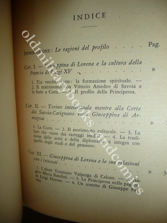 GIUSEPPINA DI LORENA PRINCIPESSA DI CARIGNANO GAETANO GASPERONI
