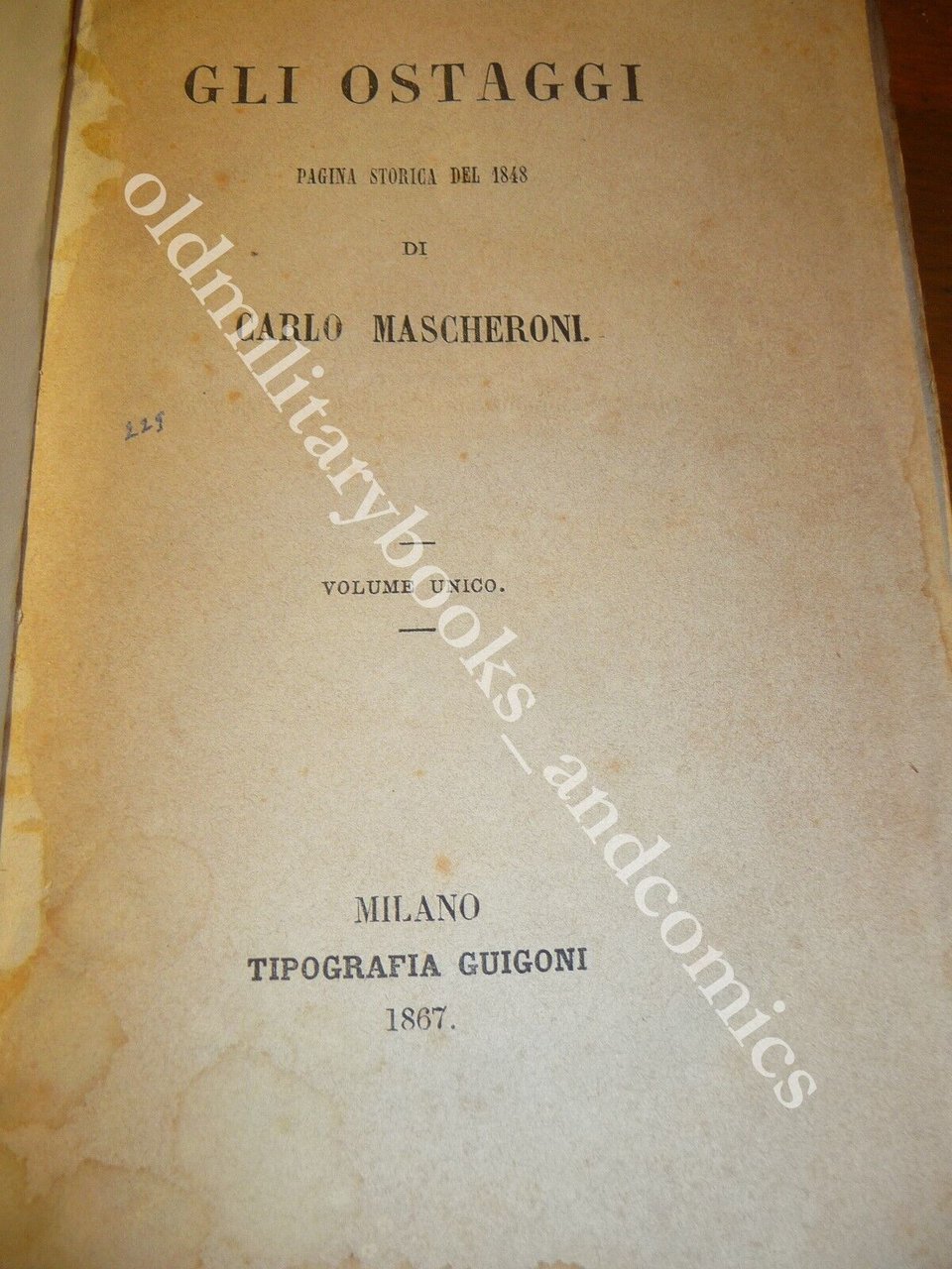 GLI OSTAGGI CARLO MASCHERONI