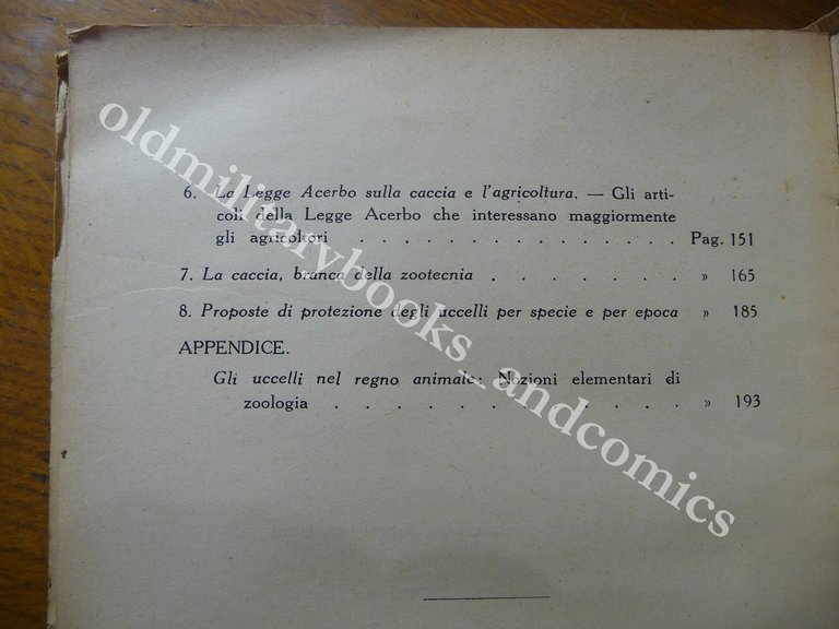 GLI UCCELLI AMICI DELL'AGRICOLTORE AA.VV. 1930 OTTIMO