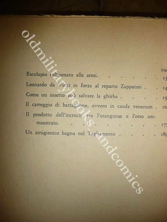 GUERRA ALLEGRA MEMORIE DI UN BERSAGLIERE ILL. GOBBO TEN. TULLIO …