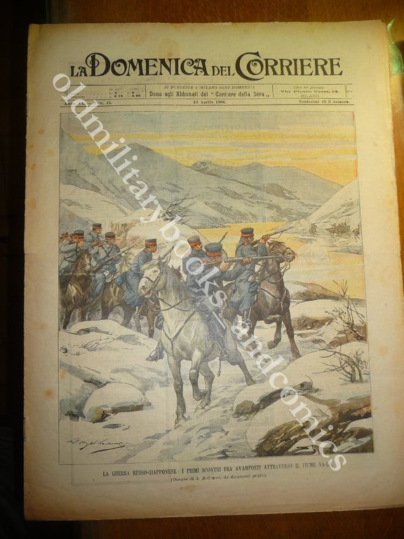 GUERRA RUSSO GIAPPONESE DRAMMA A COSTA-PIANA CHIAVARI CONTADINA SALVA MARITO