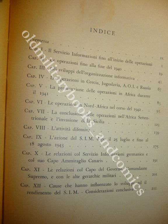 GUERRA SEGRETA IN ITALIA 1940-1943 GENERALE CESARE AME RARO I^ …