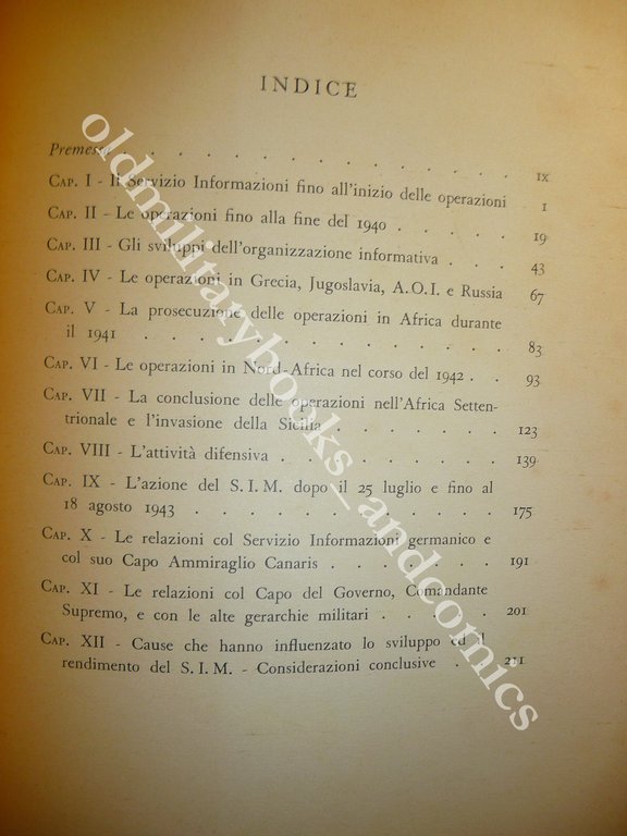 GUERRA SEGRETA IN ITALIA 1940-1943 GENERALE CESARE AME RARO I^ …