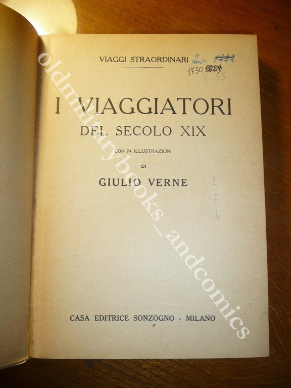 I VIAGGIATORI DEL SECOLO XIX GIULIO VERNE