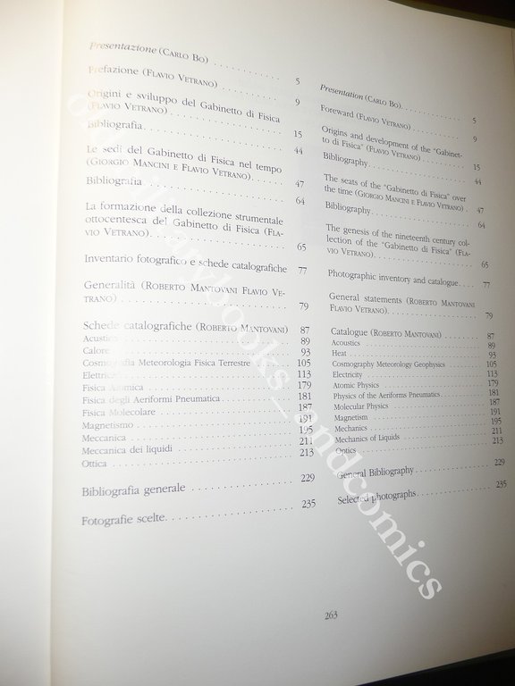 IL GABINETTO DI FISICA DELL'UNIVERSITA DI URBINO LA SUA STORIA …