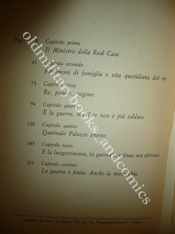 IL QUIRINALE DEL RE MATTEO MUREDDU