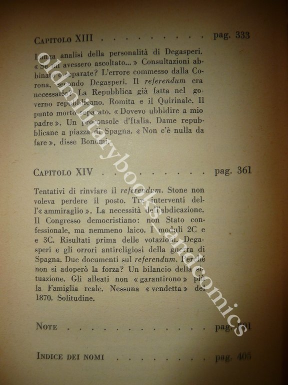 IL RE COLLOQUI CON UMBERTO II GIOVANNI ARTIERI