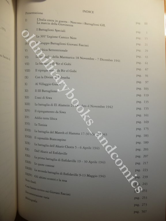 IL REGGIMENTO GIOVANI FASCISTI NELLA CAMPAGNA AFRICA SETTENTRIONALE 1940-1943