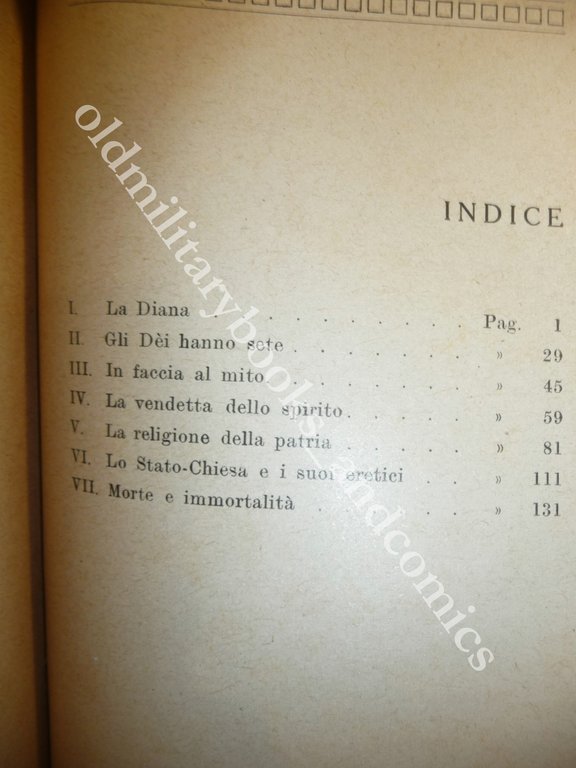 IL SANGUE E L'ALTARE ROMOLO MURRI RARO