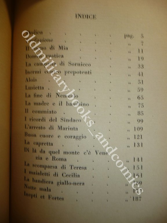 IL SOGNO DI MIA RACCONTI DELL'INVASIONE IN FRIULI ANTONIO FALESCHINI