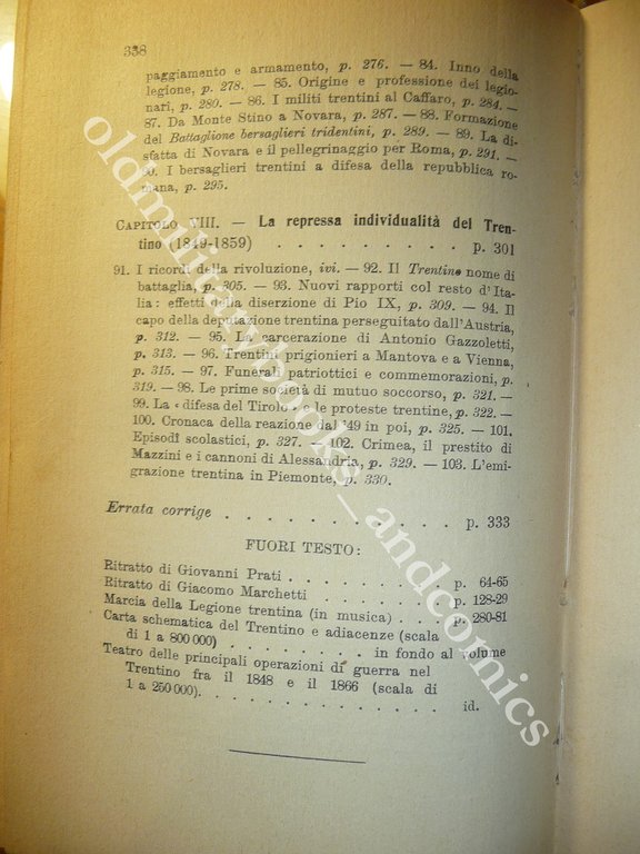 IL TRENTINO NEL RISORGIMENTO LIVIO MARCHETTI VOLUME I