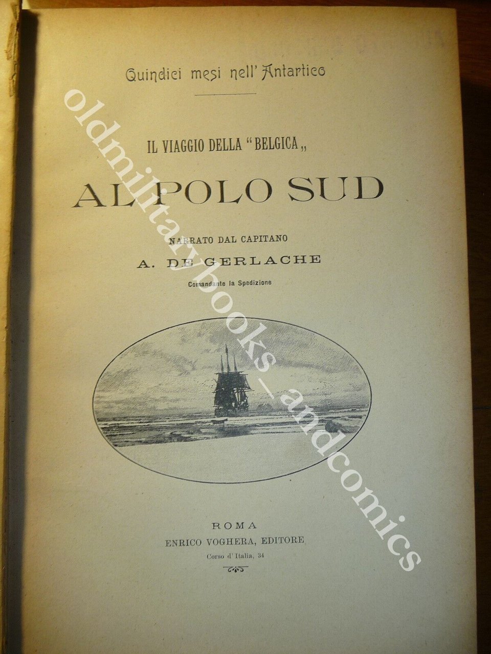 IL VIAGGIO DELLA " BELGICA " AL POLO SUD CAPITANO …