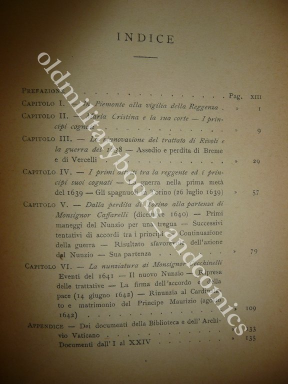 IN PIEMONTE DAL 1637 AL 1642 MARGHERITA MAGGIAROTTI