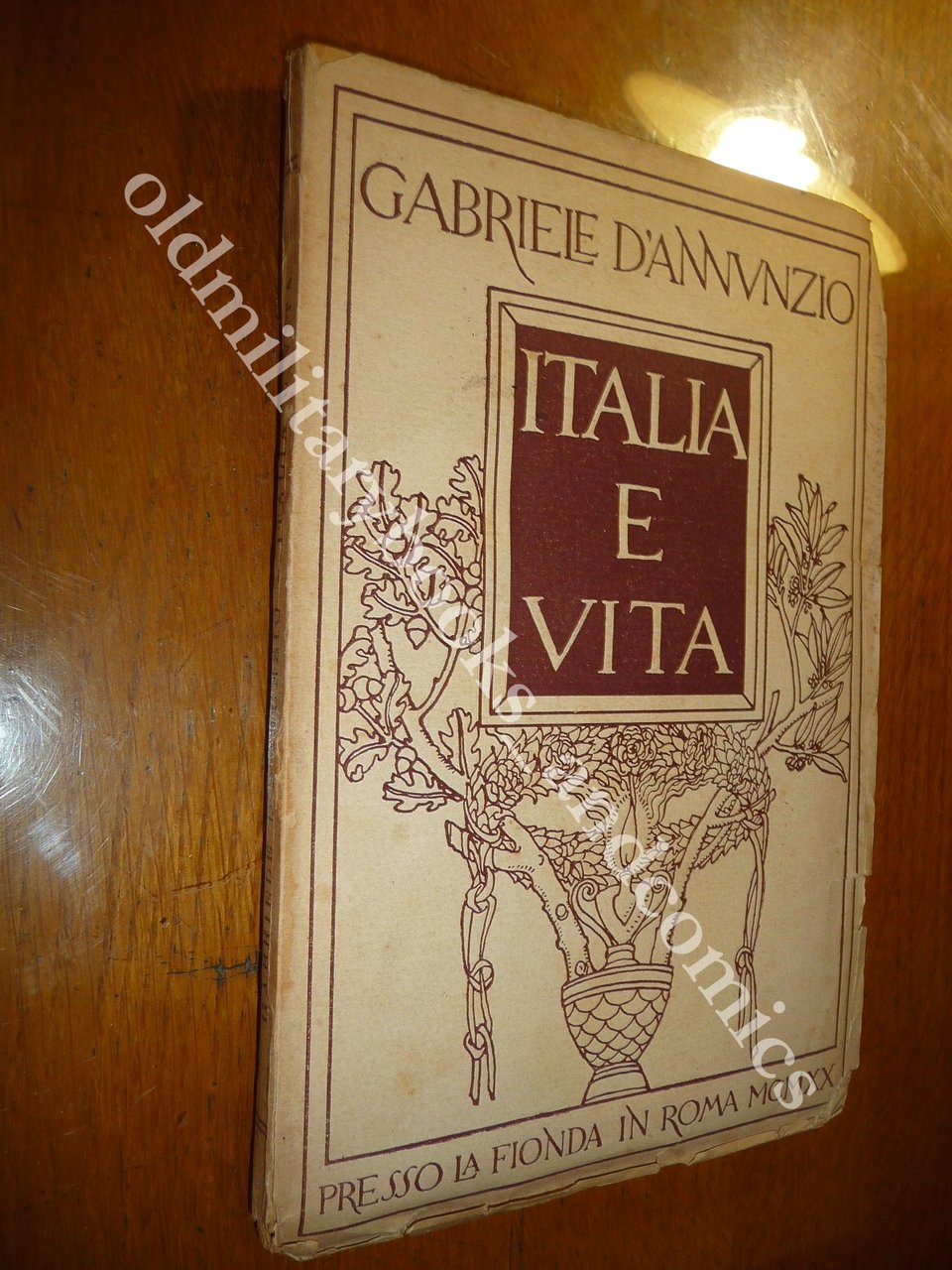 ITALIA E VITA GABRIELE D'ANNUNZIO 1920 INTONSO | Immagine principale