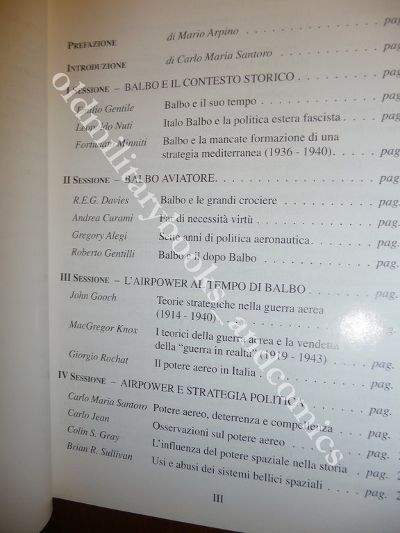 ITALO BALBO AVIAZIONE E POTERE AEREO CARLO MARIA SANTORO