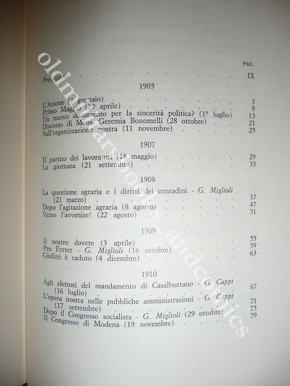 L'AZIONE ANTOLOGIA DI SCRITTI 1905-1922 CARLO BELLO