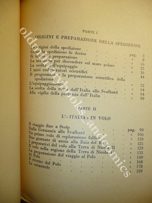 L'ITALIA AL POLO NORD UMBERTO NOBILE 1930