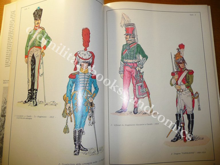 LA CAVALLERIA DI LINEA ITALICA 1796-1814 STORIA-UNIFORMI-BANDIERE