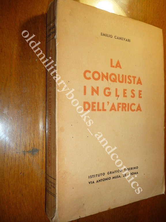 LA CONQUISTA INGLESE DELL'AFRICA EMILIO CANEVARI