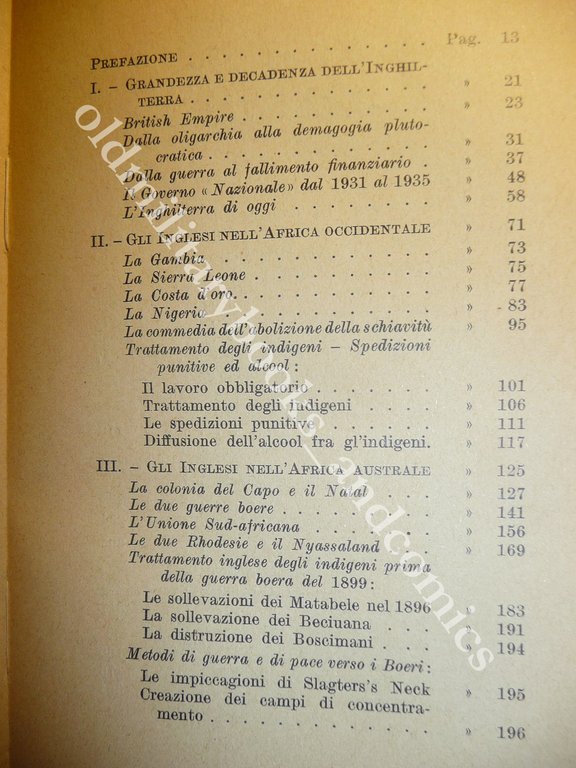 LA CONQUISTA INGLESE DELL'AFRICA EMILIO CANEVARI