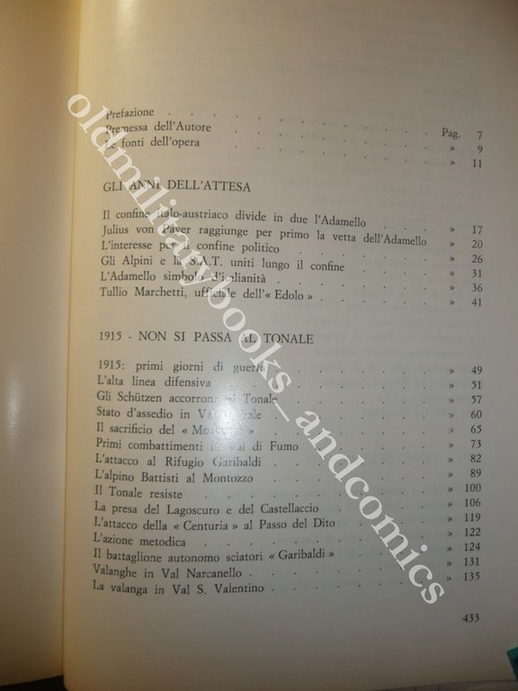 LA GUERRA BIANCA SULL'ADAMELLO LUCIANO VIAZZI