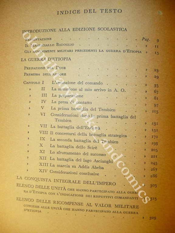 LA GUERRA D'ETIOPIA CON LA PREFAZIONE DEL DUCE PIETRO BADOGLIO …