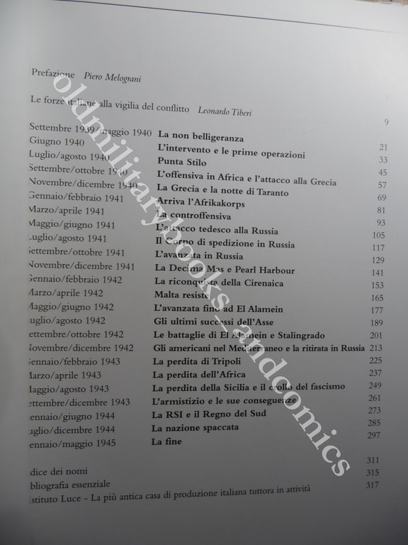 LA GUERRA DEGLI ITALIANI 1940-1945 PIERO MELOGRANI