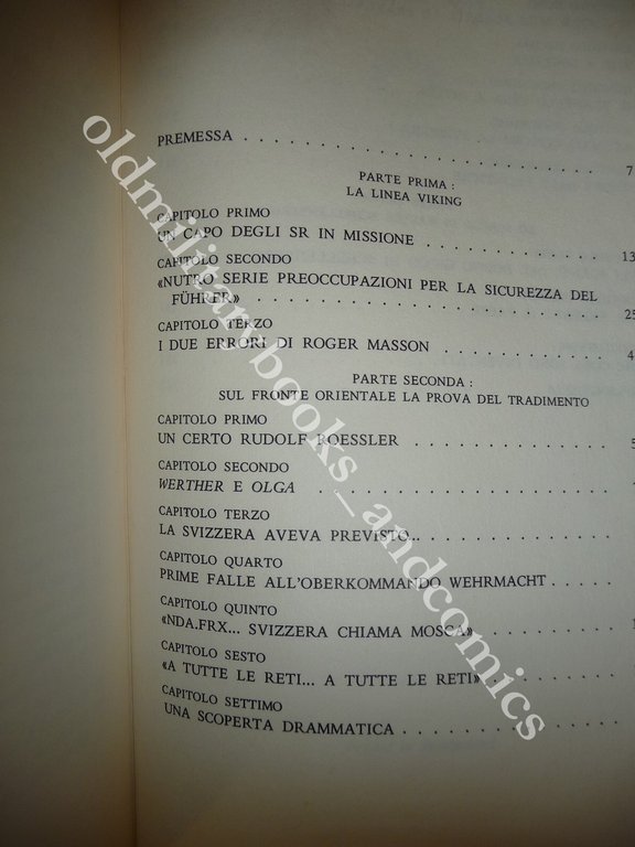 LA GUERRA FU VINTA IN SVIZZERA L'AFFARE ROESSLER PIERRE ACCOCE …