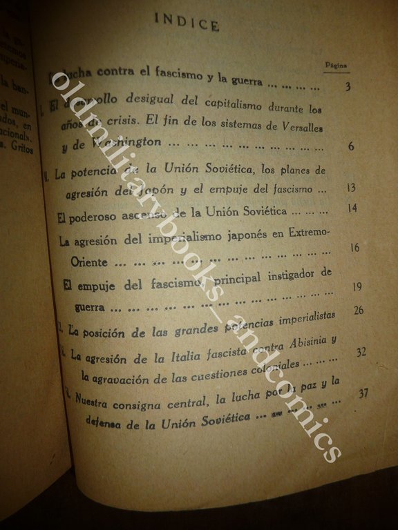 LA LUCHA CONTRA EL FASCISMO Y LA GUERRA ERCOLI PSEUDONIMO …