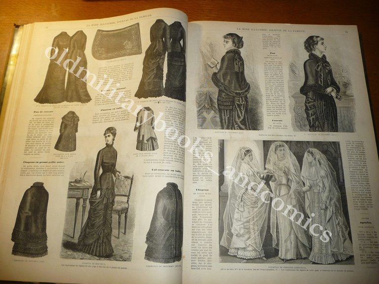 LA MODE ILLUSTREE JORNAL DE LA FAMILLE 1880 ANNATA COMPLETA …